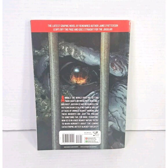 Zoo The Graphic Novel Paperback By James Patterson TV Adaptation Horror Animals - Picture 2 of 6